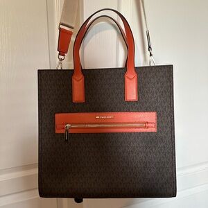 Michael Kors Black and Red Men's Messenger Bag